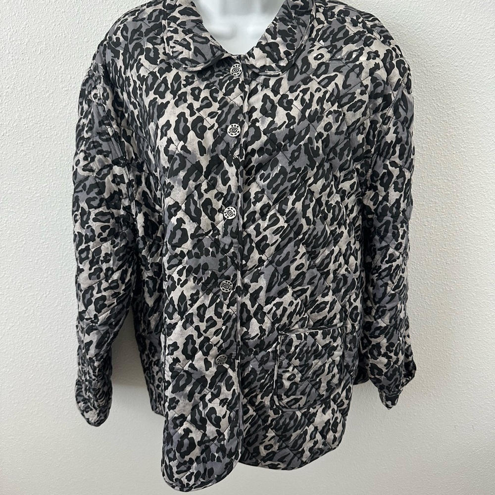 Double sides Silk Button-Up Jacket‎